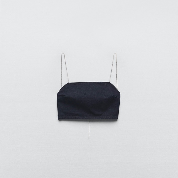 Zara Tops Zara Rhinestone Top Poshmark